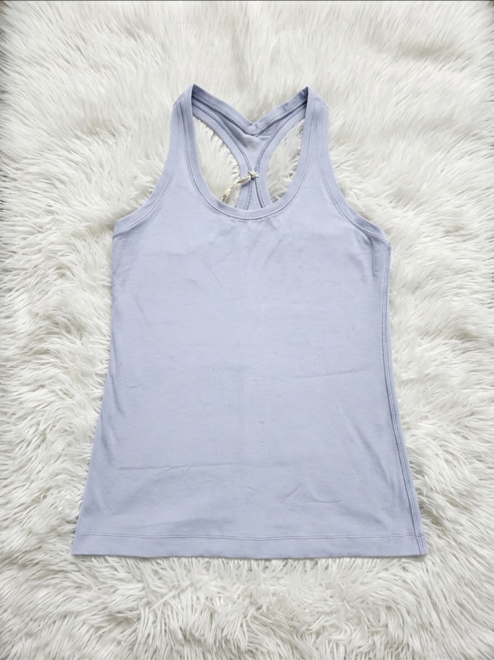 lululemon athletica light blue tank top